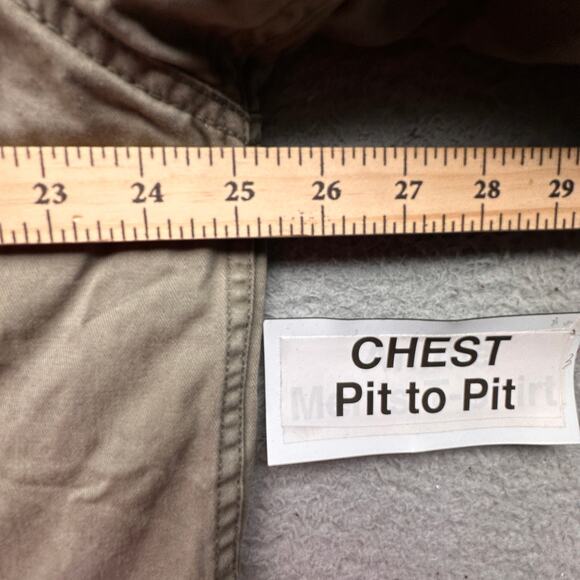 Levis Sherpa Pile Lined Button Up Shacket Button Up Shirt Mens XL Brown Twill - Picture 3 of 12